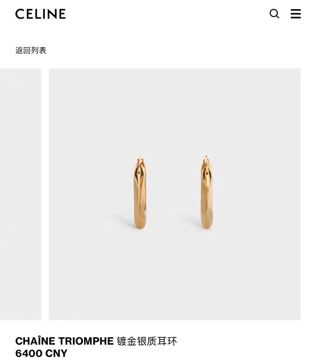 Celine earrings