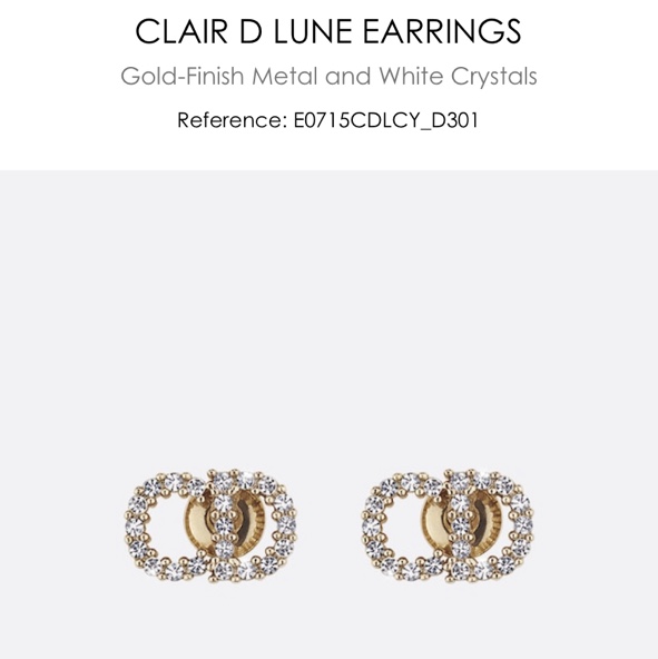 Dior Clair D Lune earrings