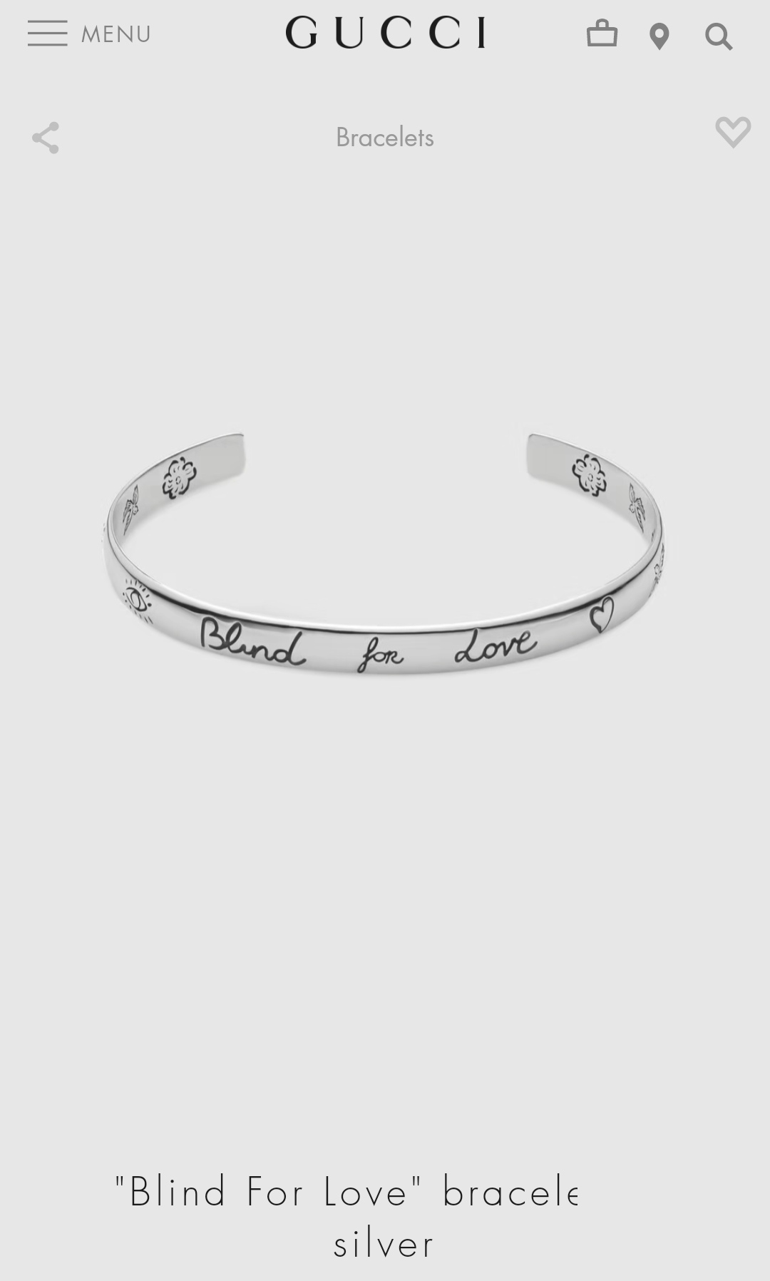 Gucci bracelet bangle