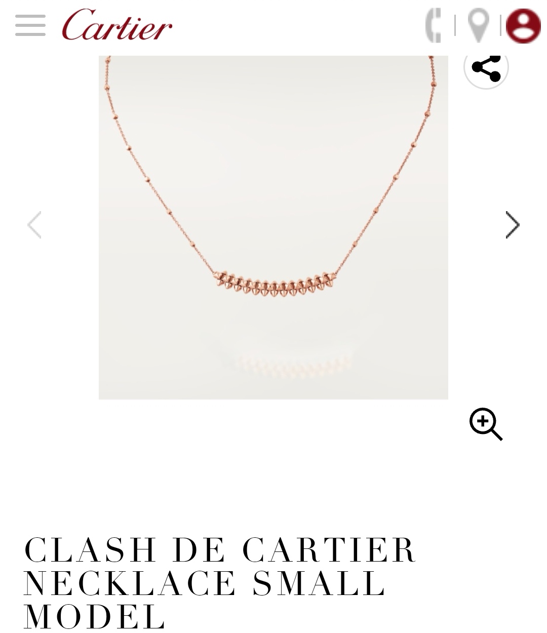 Cartier necklace