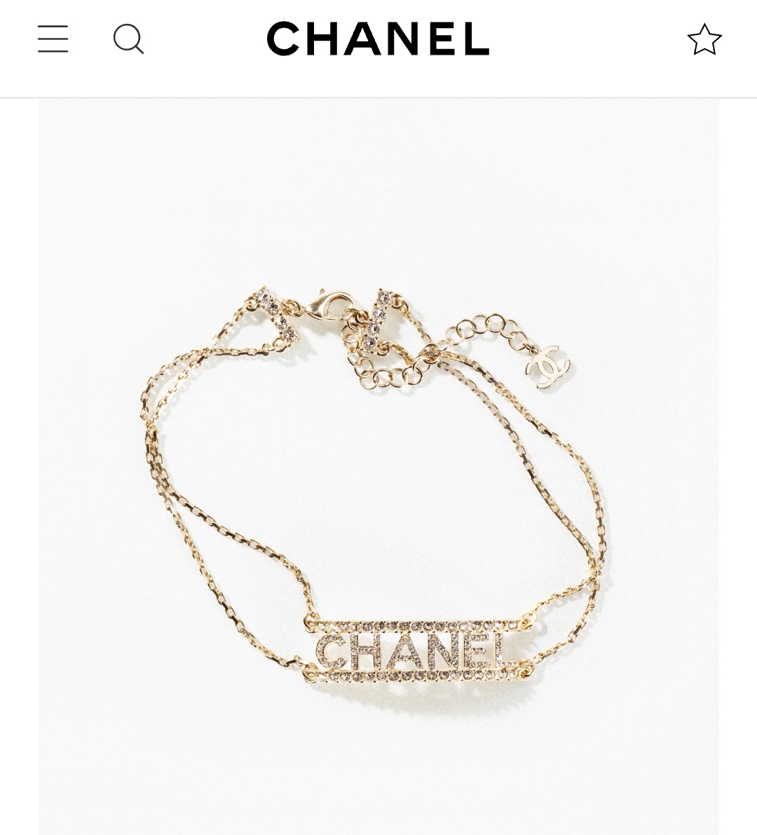 Chanel choker necklace