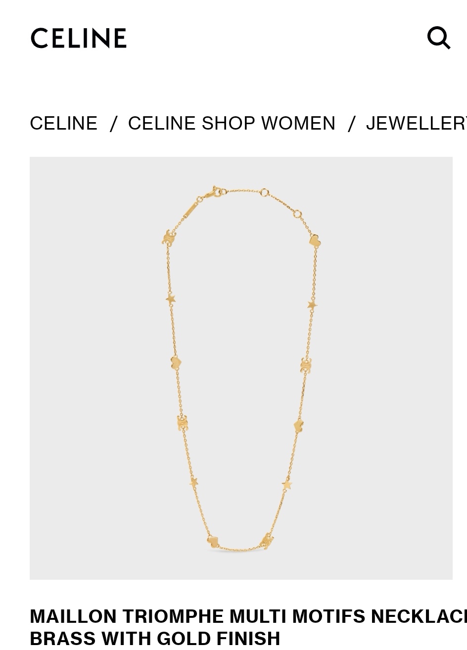 Celine bracelet necklace