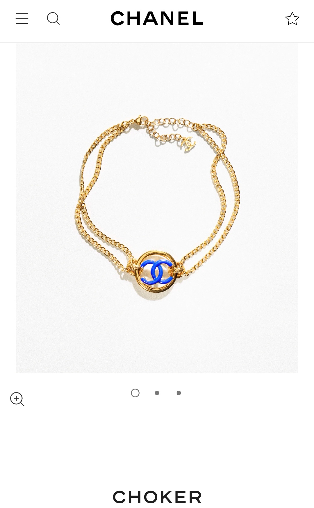 Chanel necklace choker
