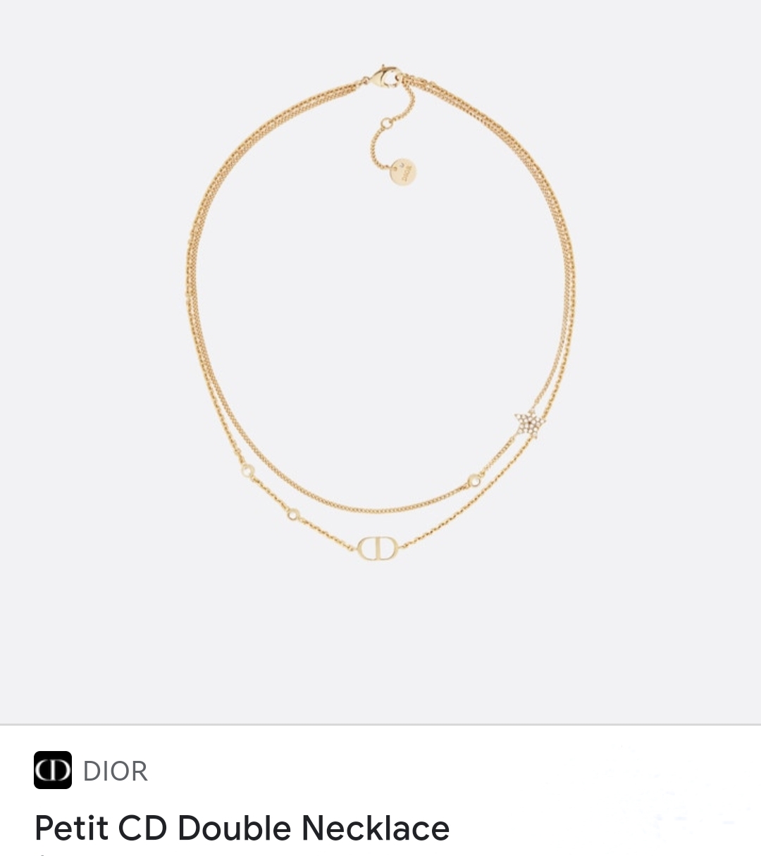 Dior necklace choker