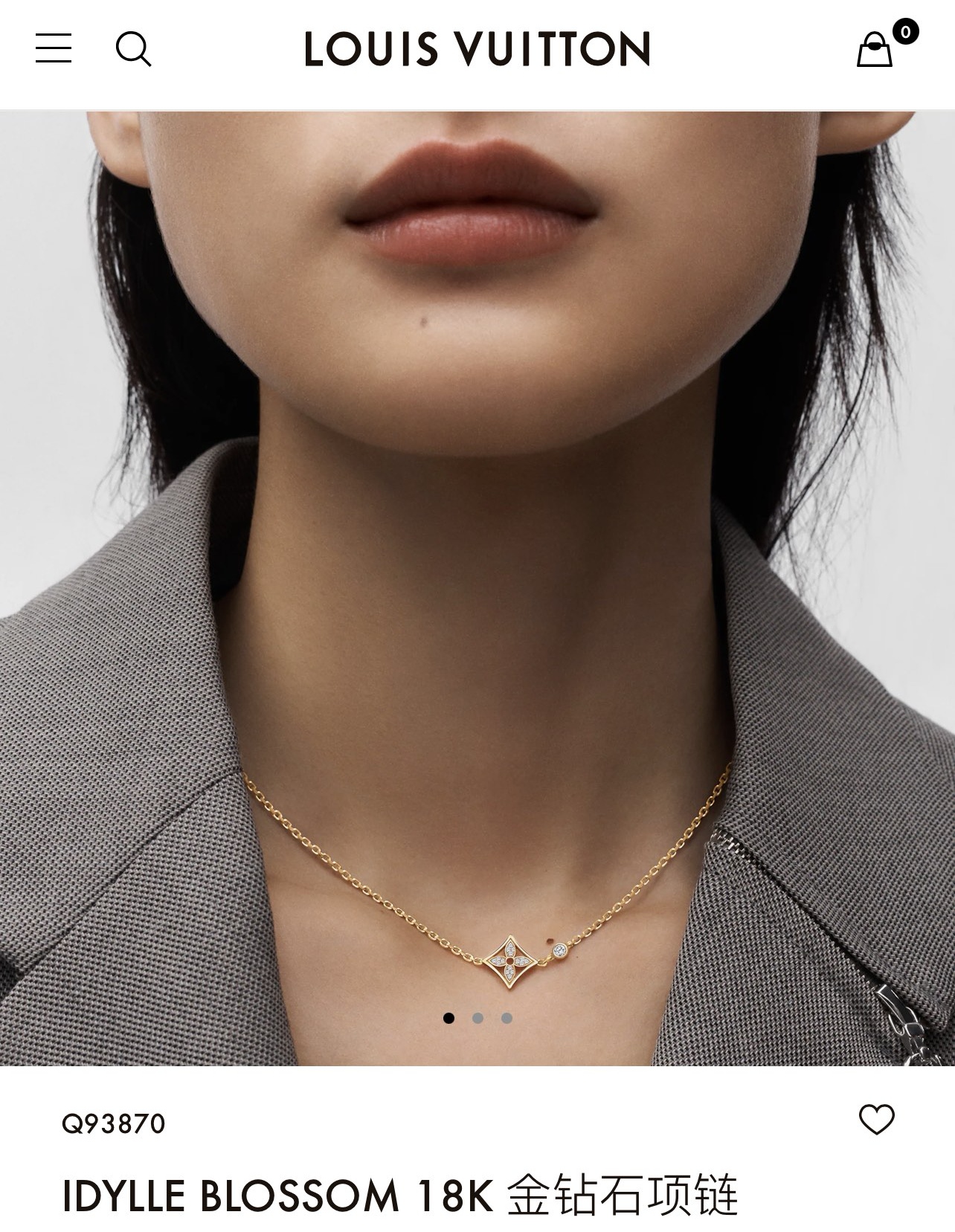 LV necklace