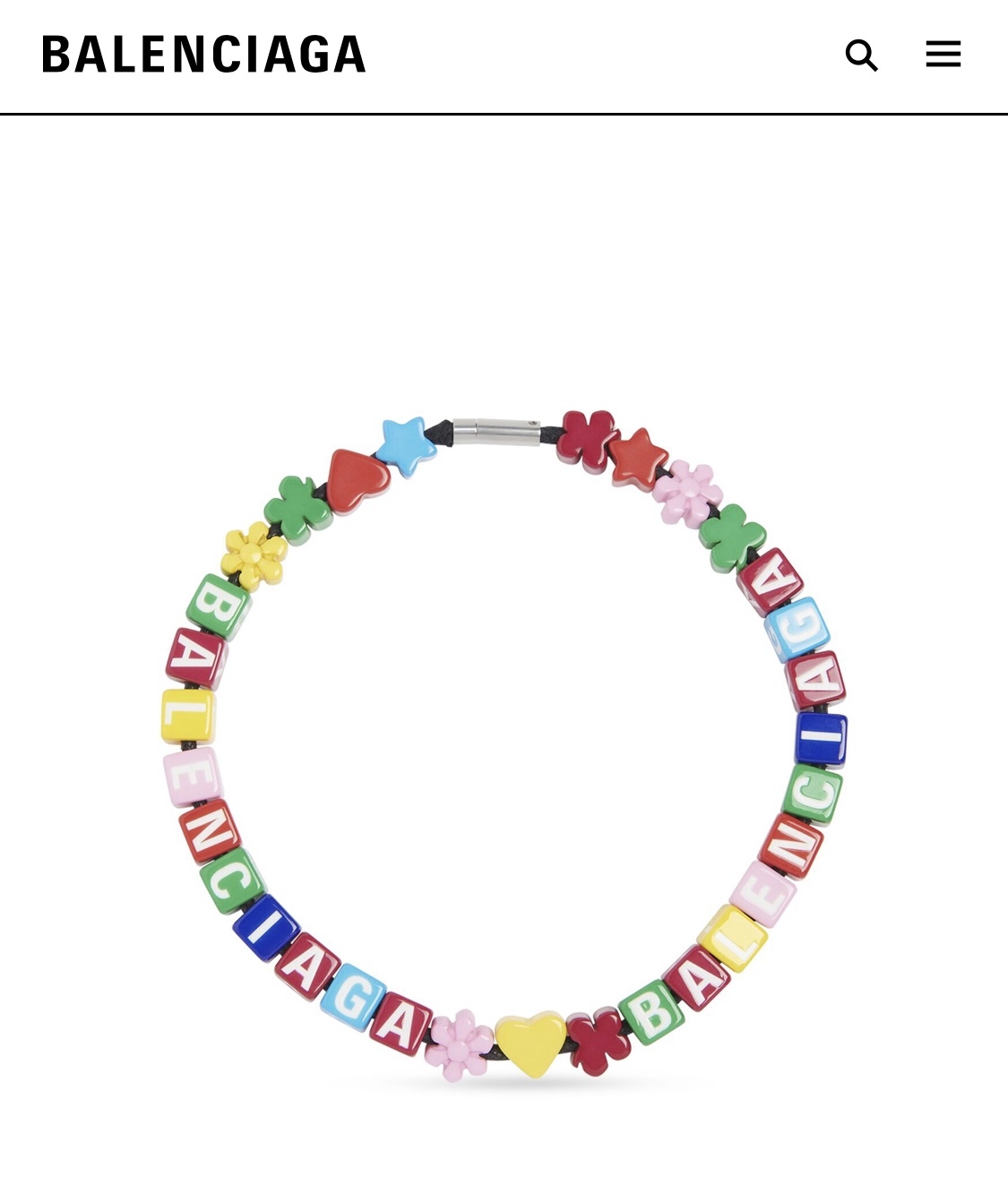 Balenciaga Toy bracelet necklace