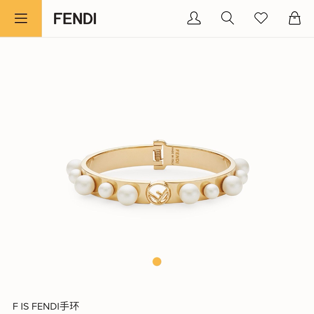 Fendi bracelet bangle