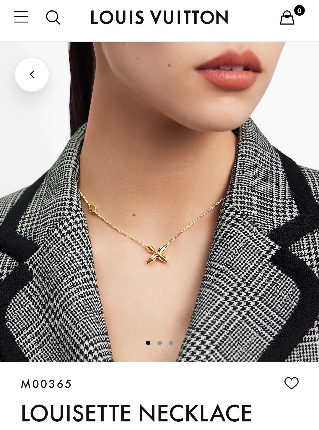 LV necklace