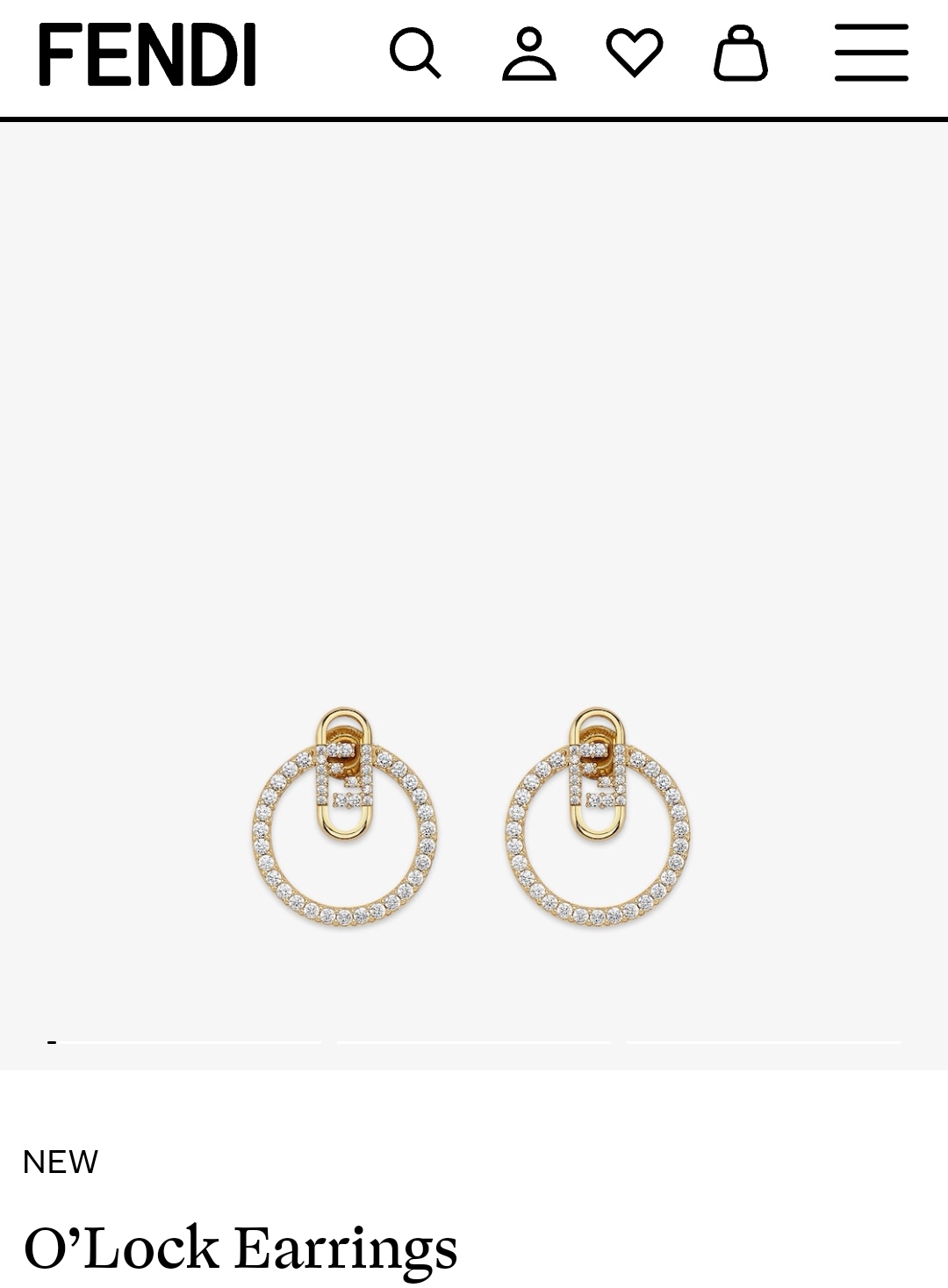 Fendi earrings