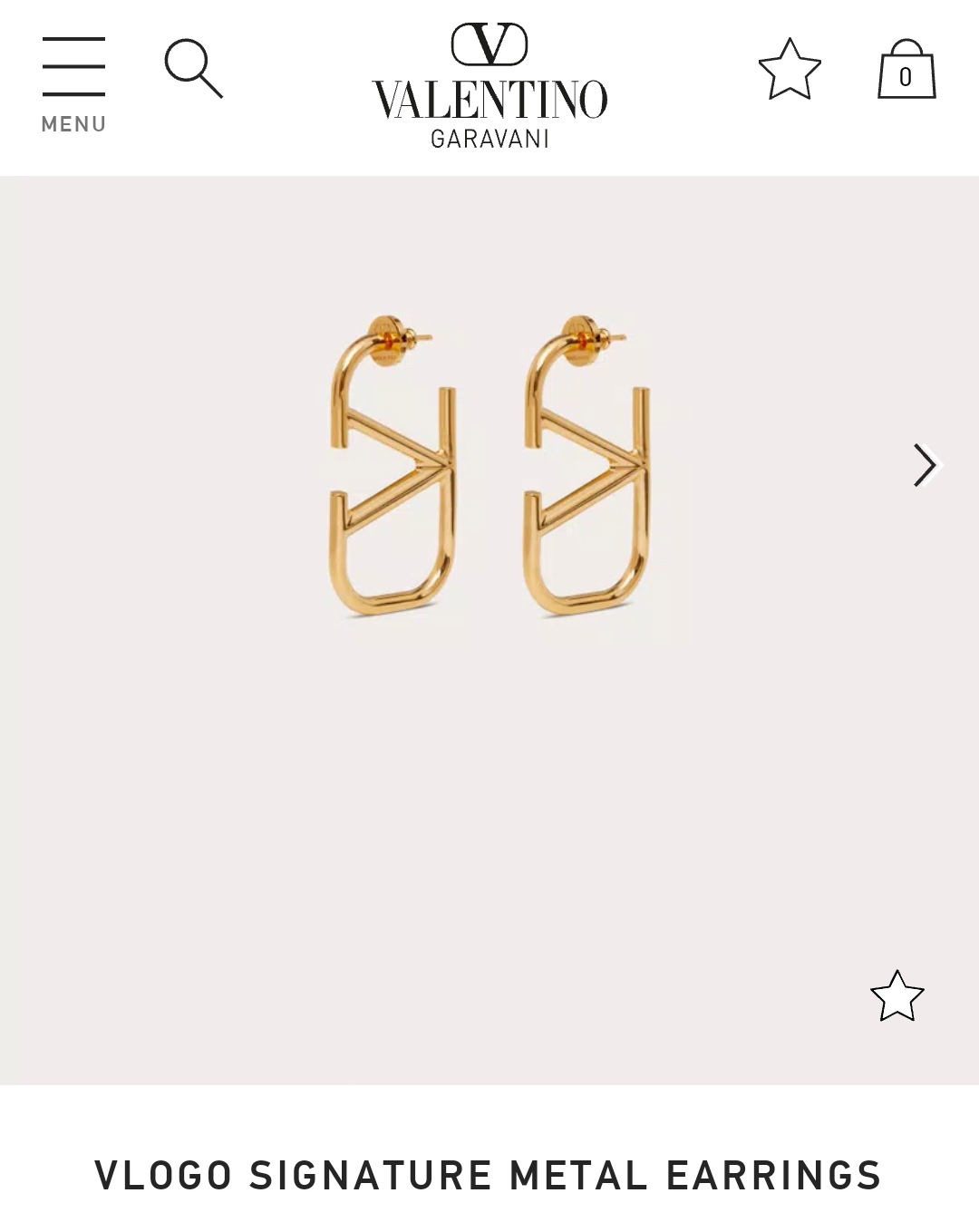 Valentino earrings