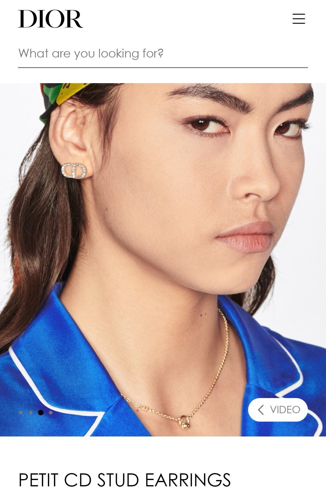 Dior earrings