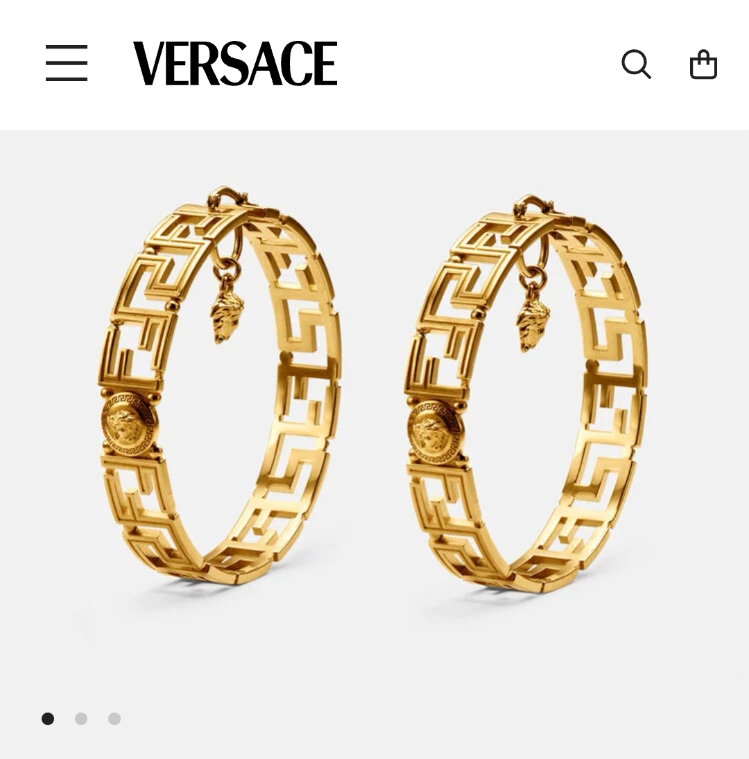 Versace vs Fendi earrings