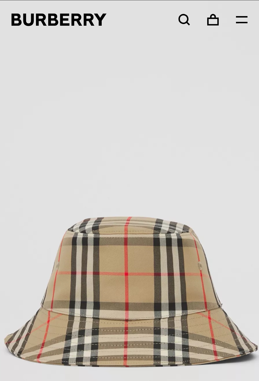 Burberry hat