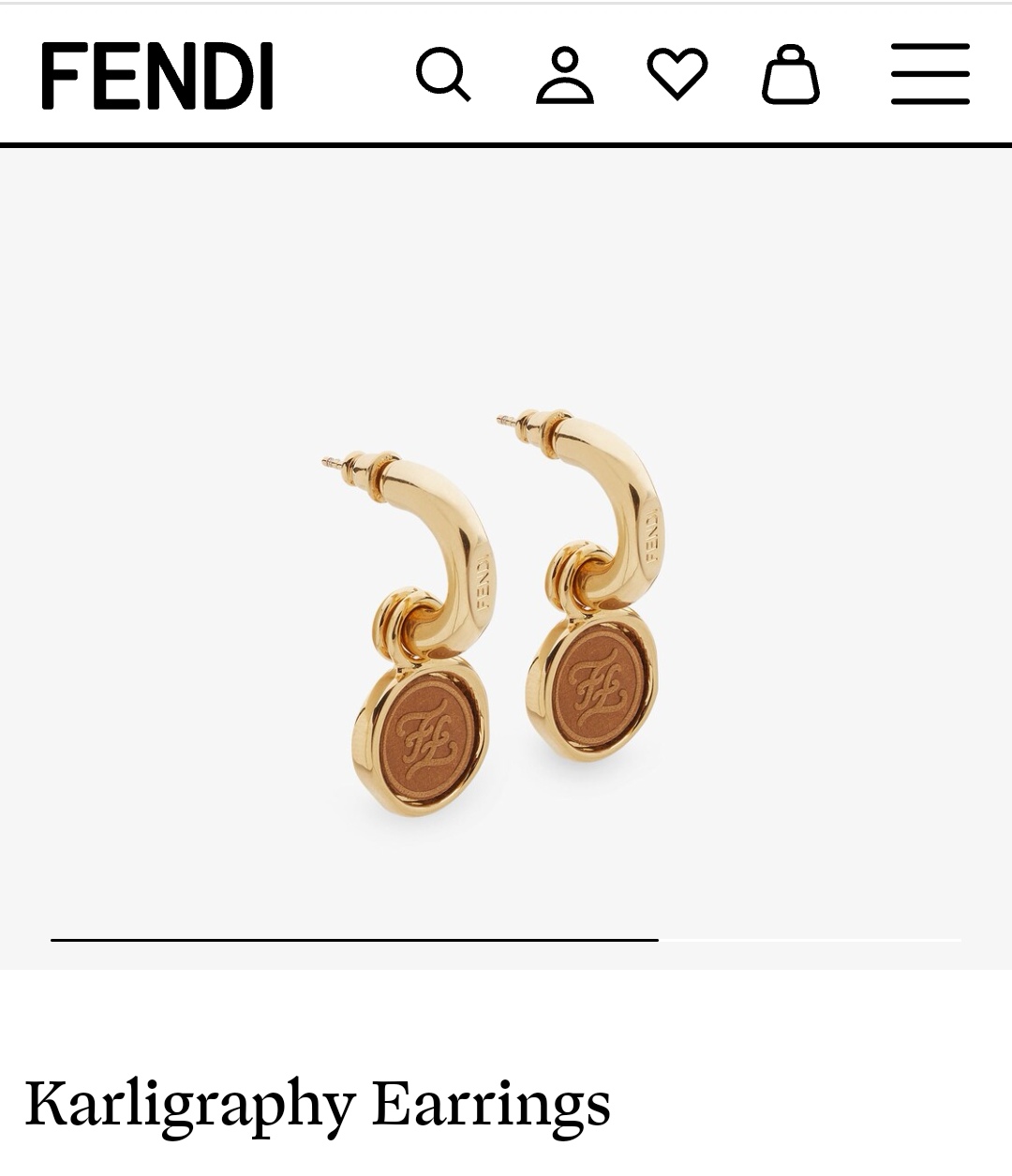 Fendi earrings