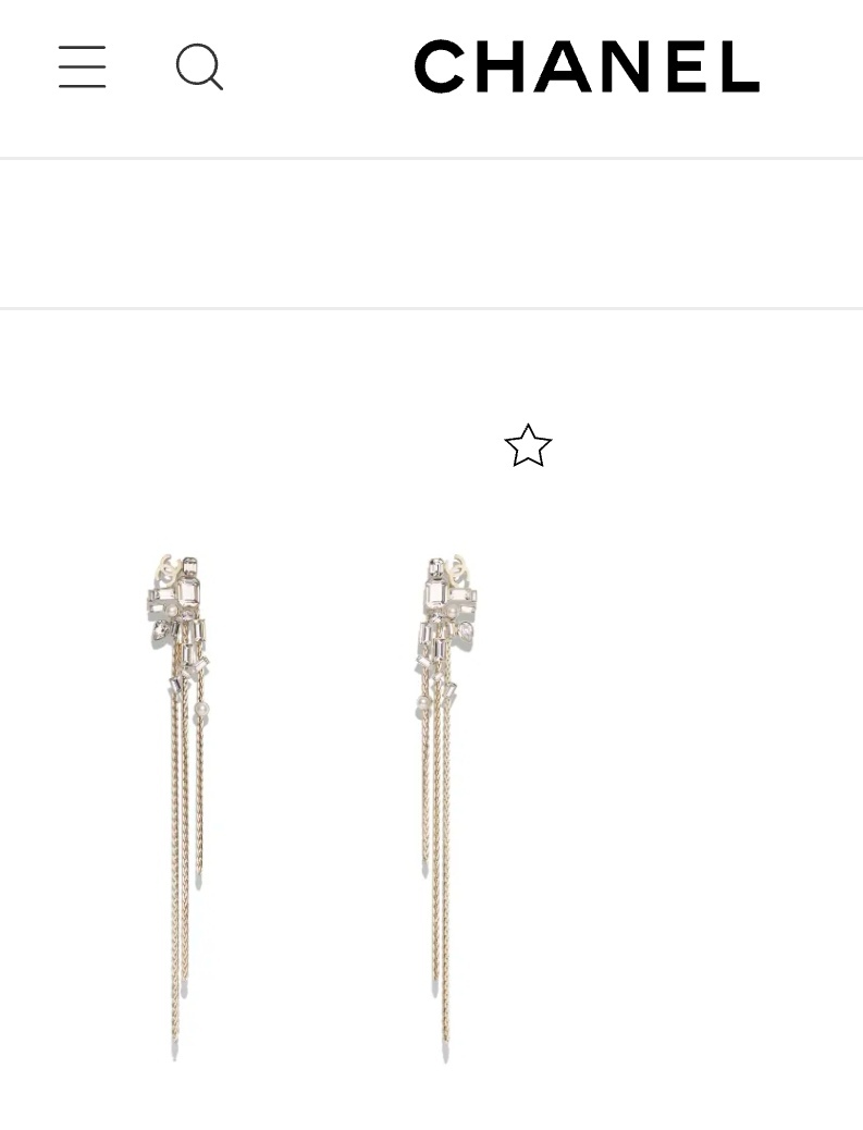 Chanel ear clip earrings