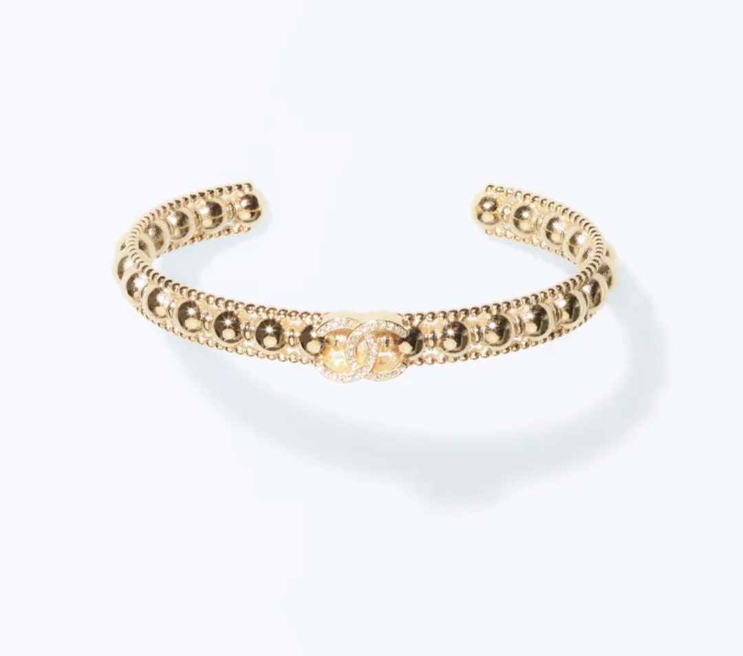 Chanel cuff open bangle bracelet