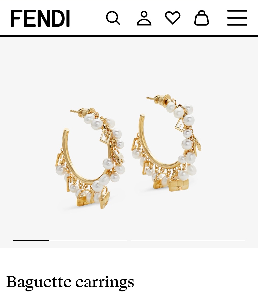 Fendi earrings