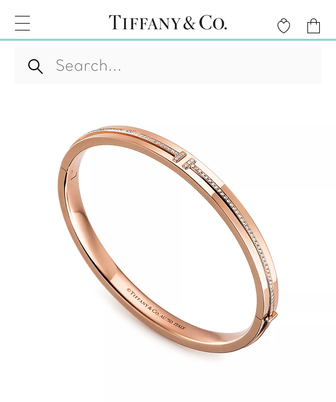 Tiffany & co T1 Hinged Bangle