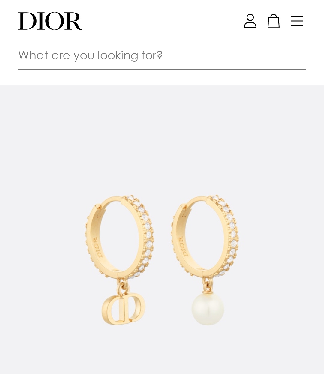 Dior earrings