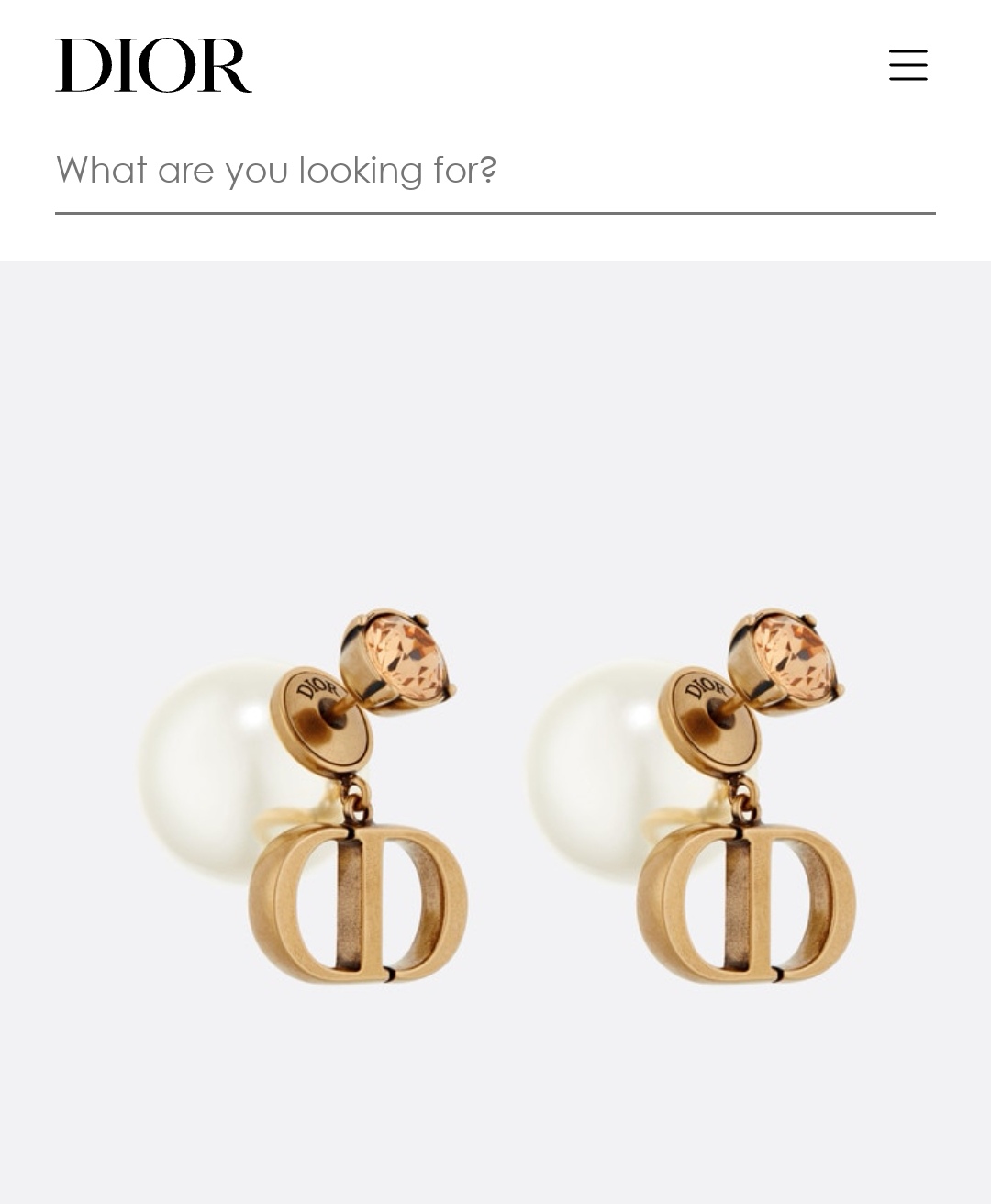 Dior earrings