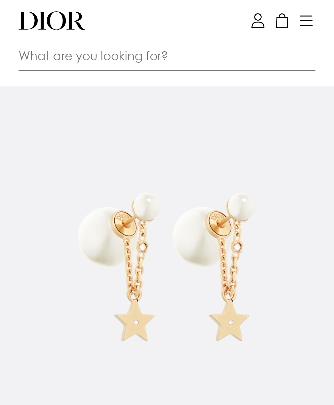 Dior earrings