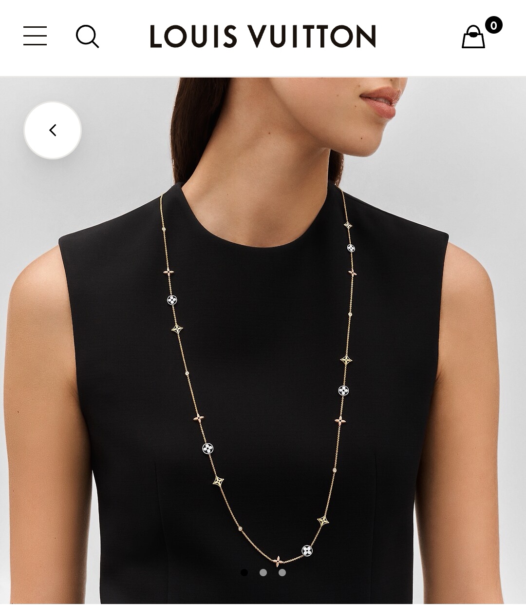 LV long necklace