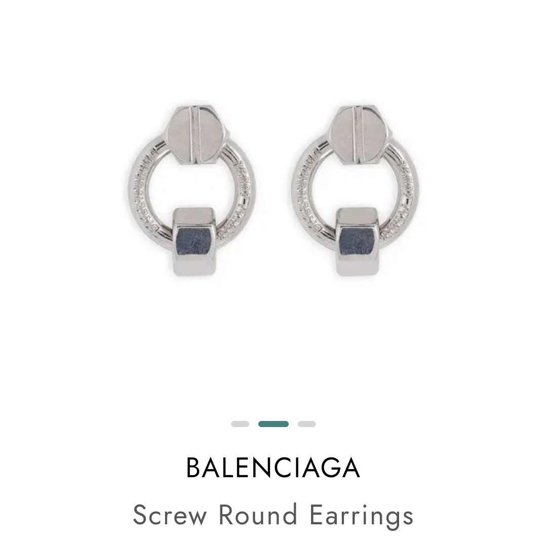 Balenciaga earrings