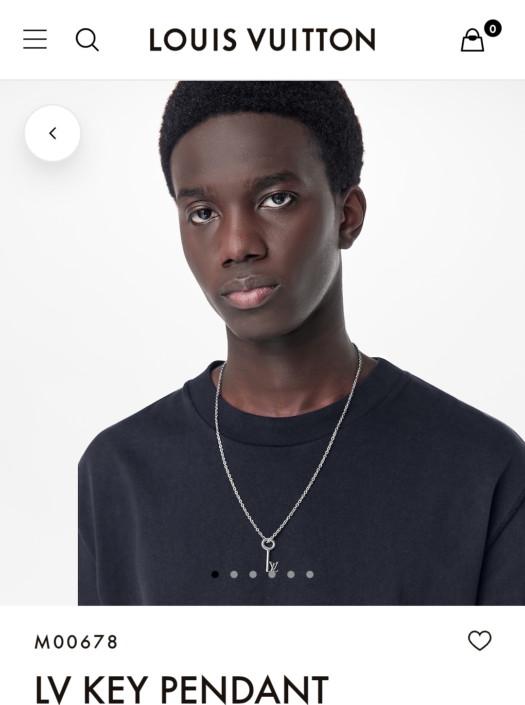 LV necklace