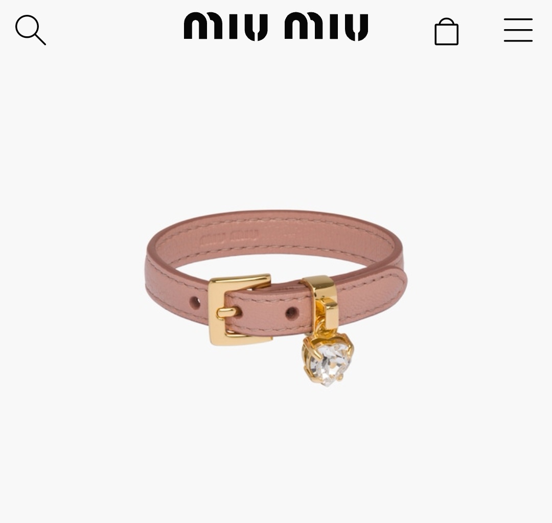 Miu miu bracelet