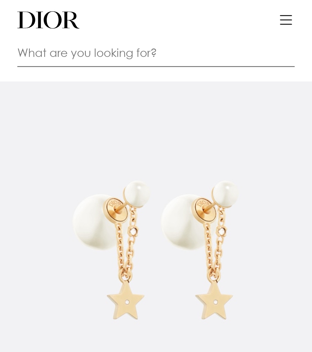 Dior earrings