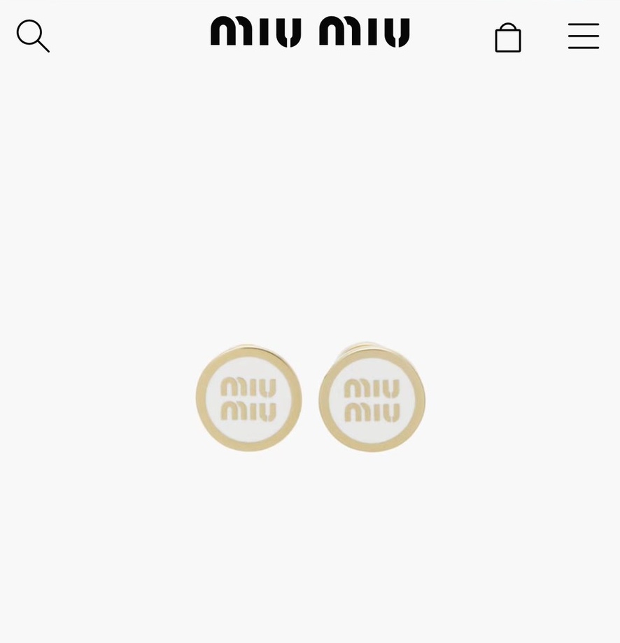 Miu Miu earrings