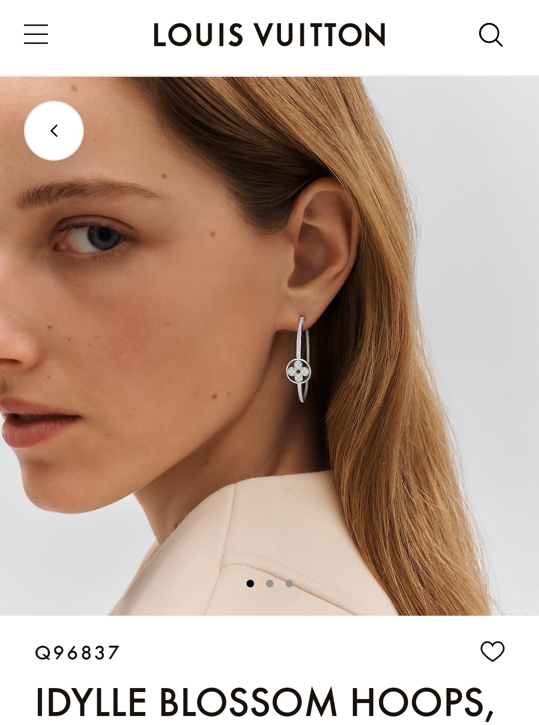 LV earrings