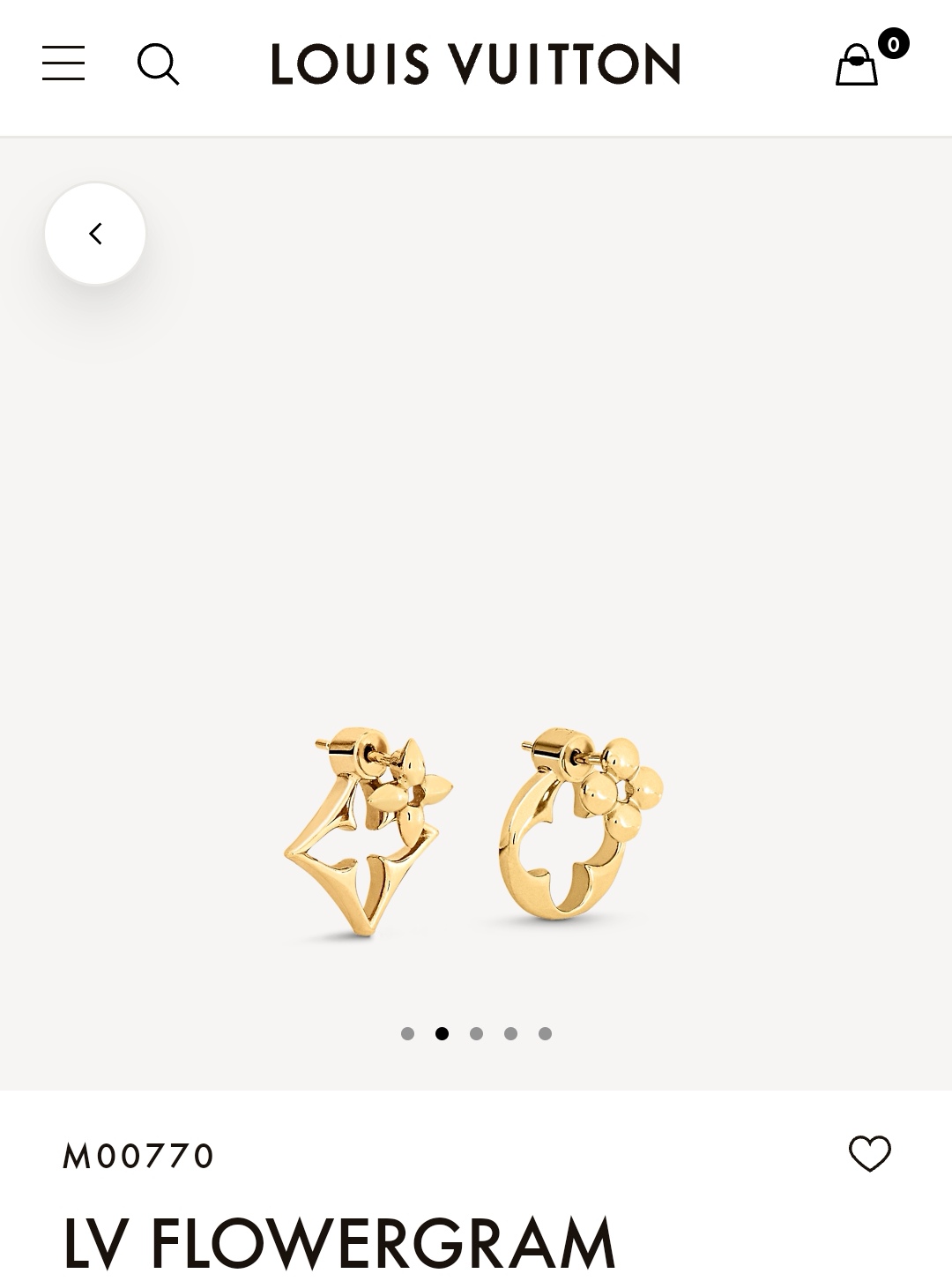 LV earrings