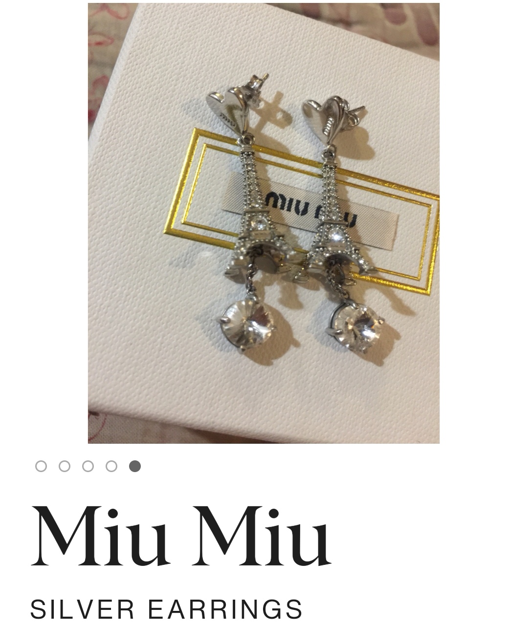 MIU MIU earrings