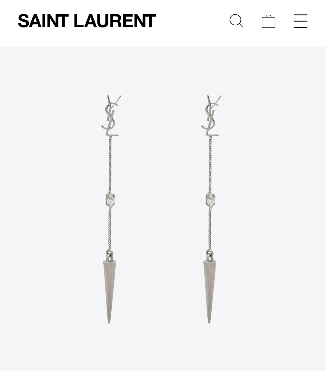 YSL earrings