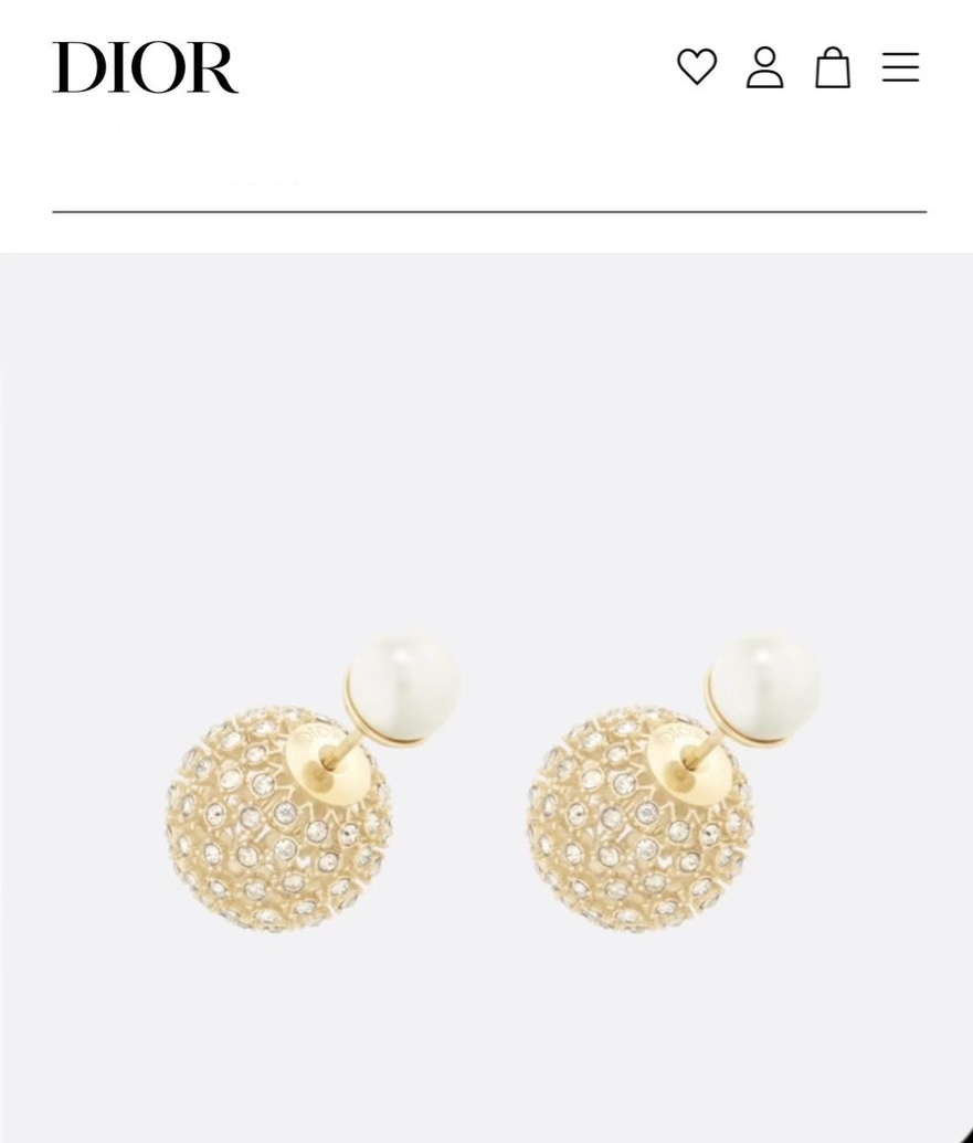 Dior earrings