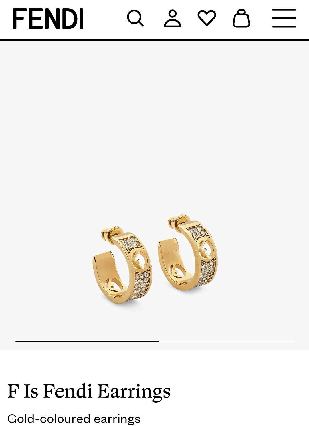 Fendi earrings