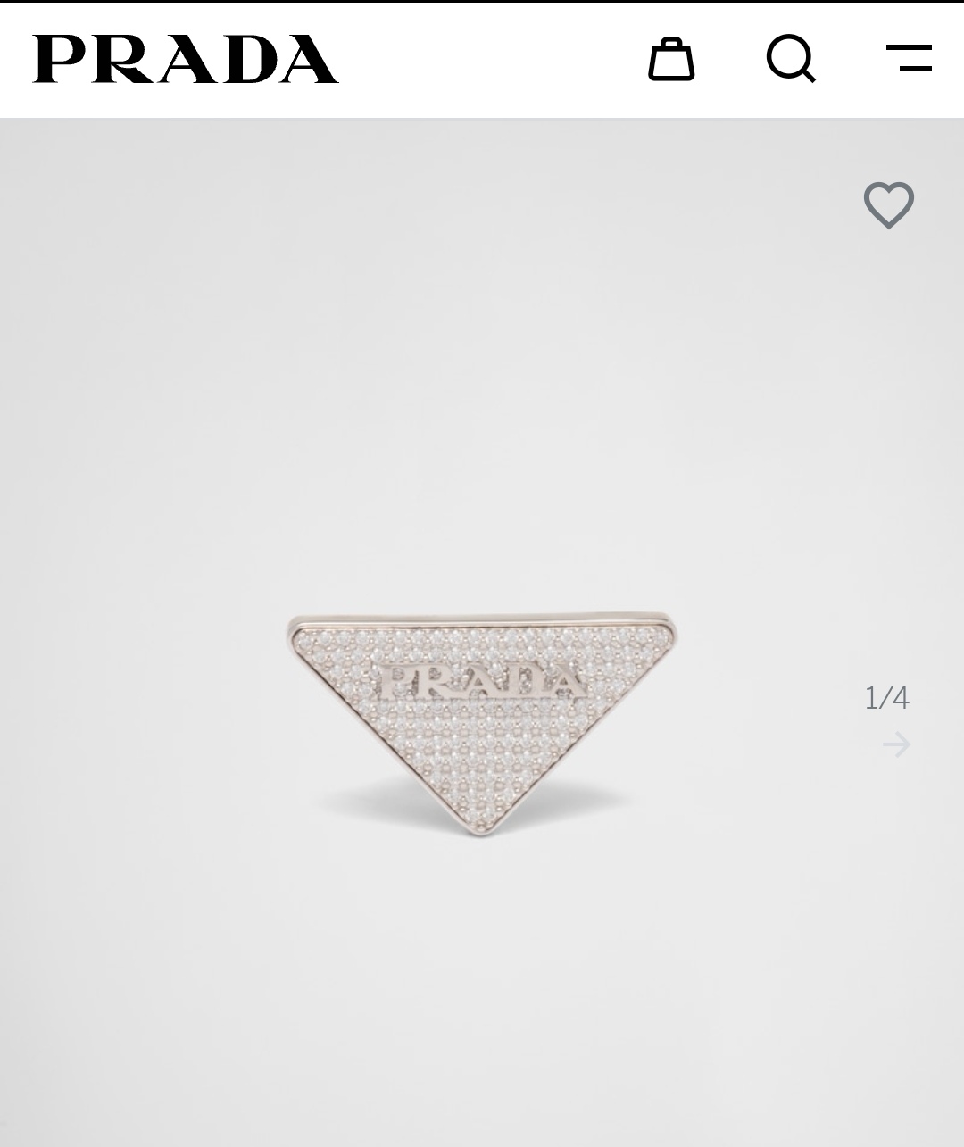 Prada brooch sales