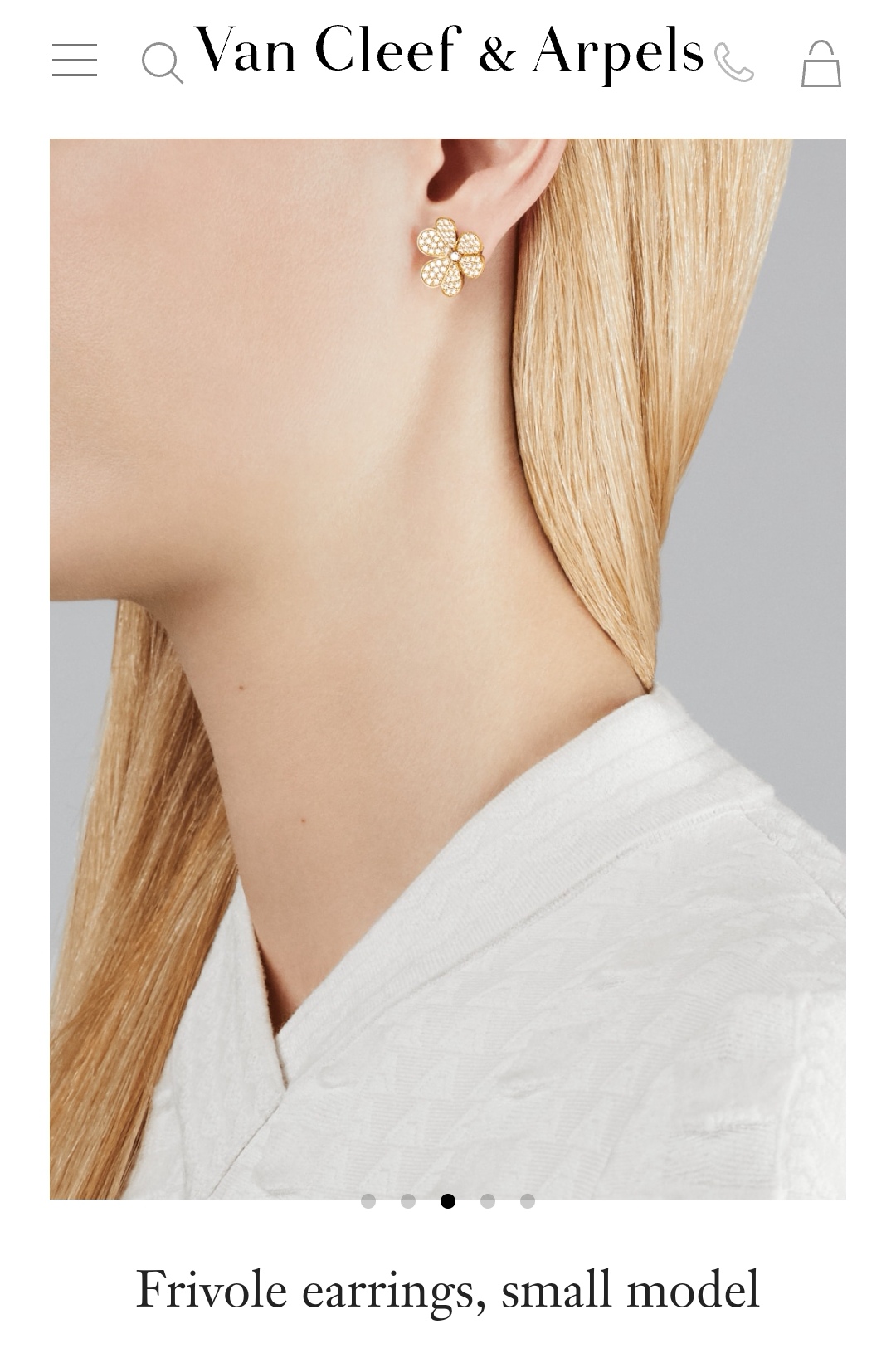 VCA earrings