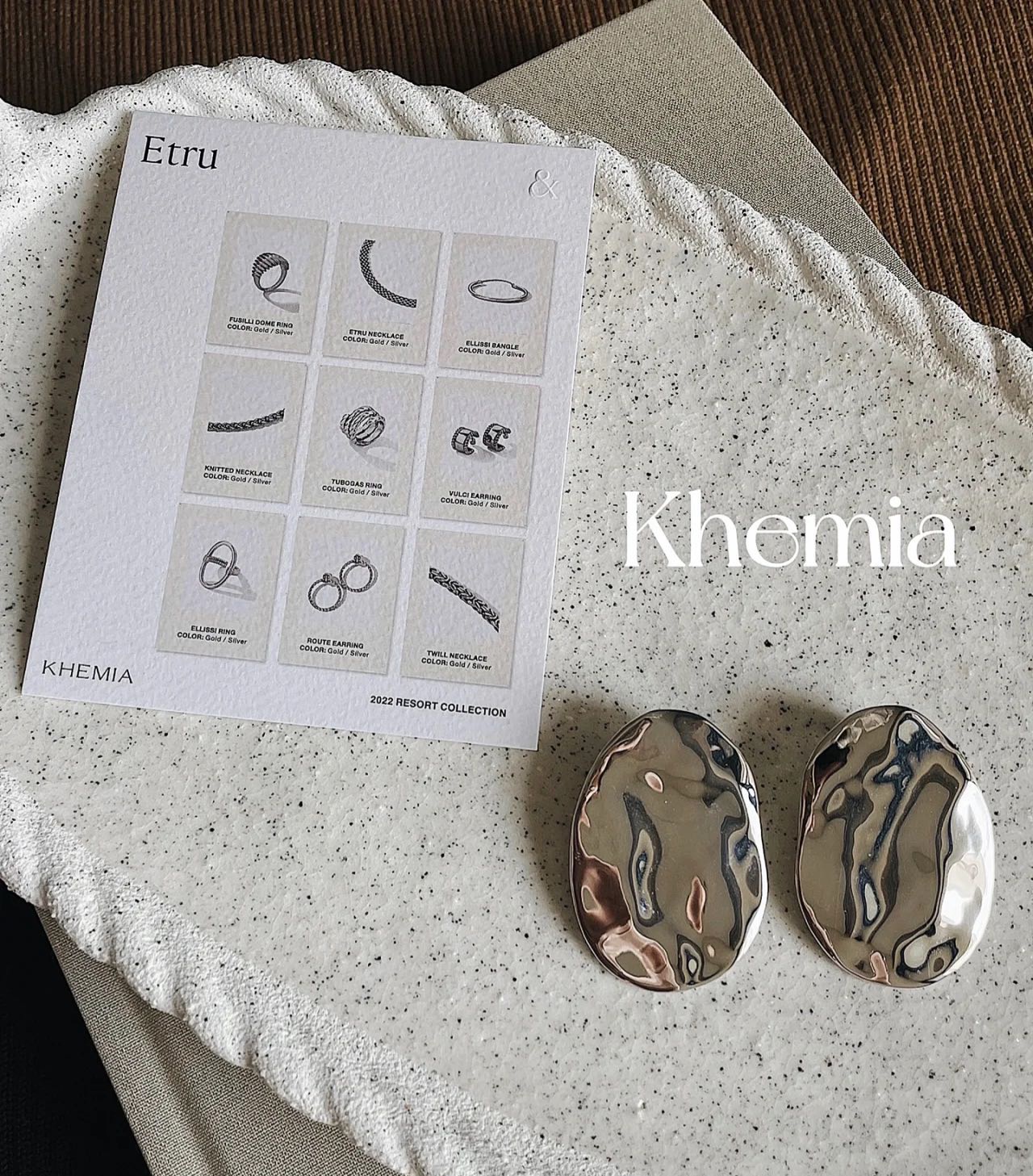 Khemia designer earrings
