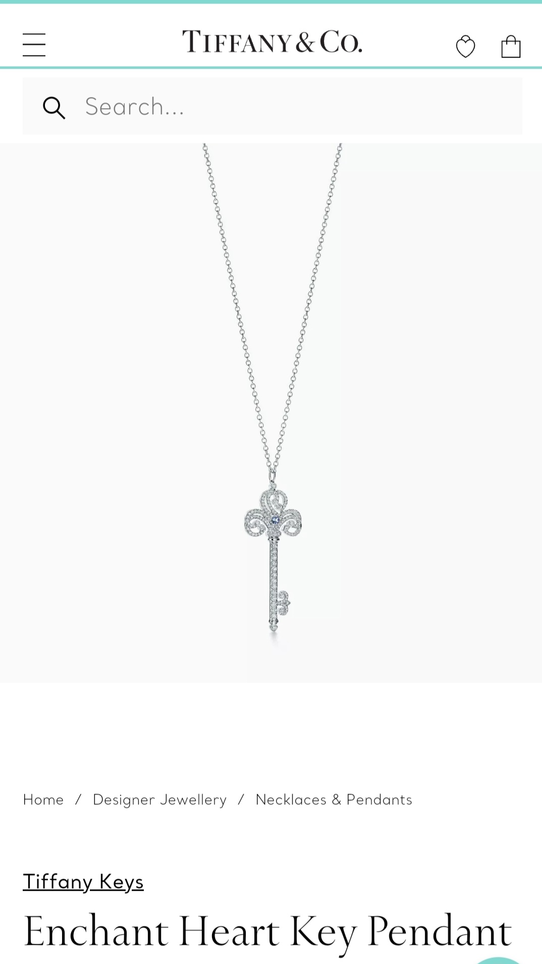 Tiffany Keys necklace