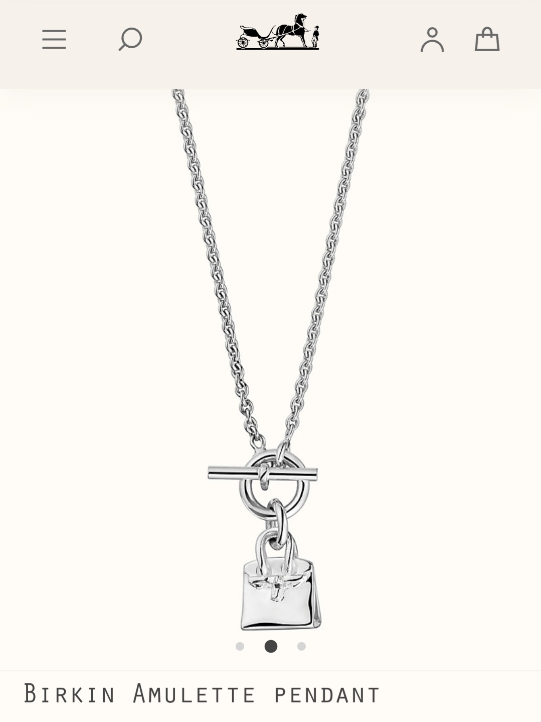 Hermes necklace