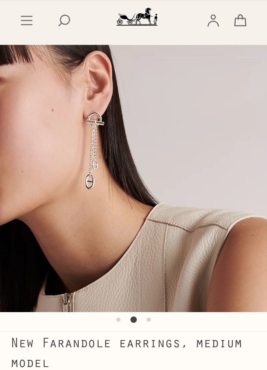 Hermes earrings