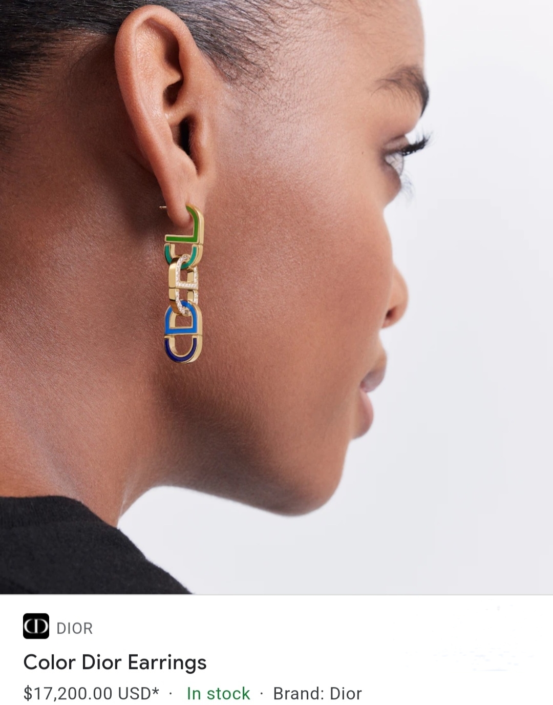 Dior earrings