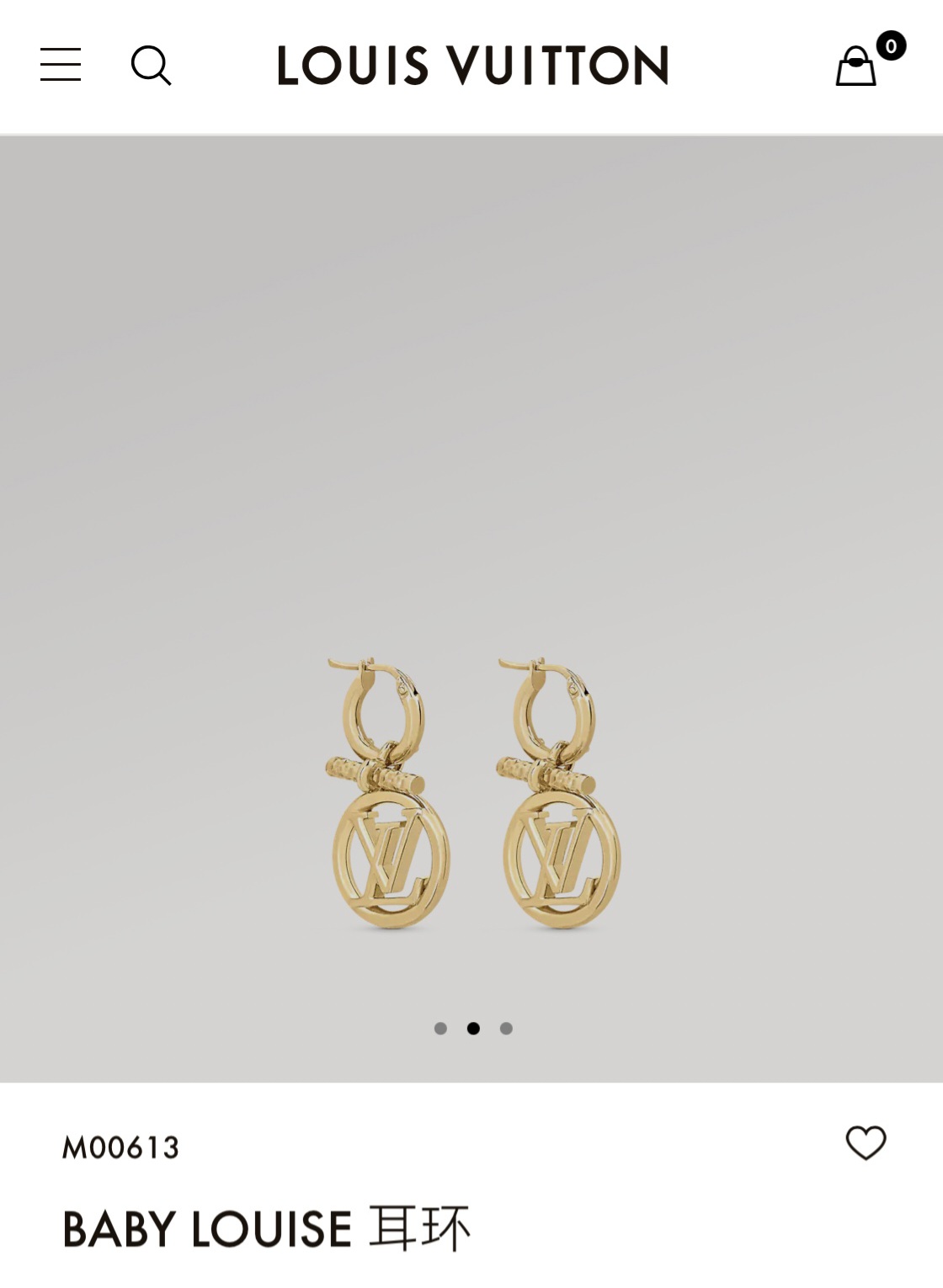 LV earrings