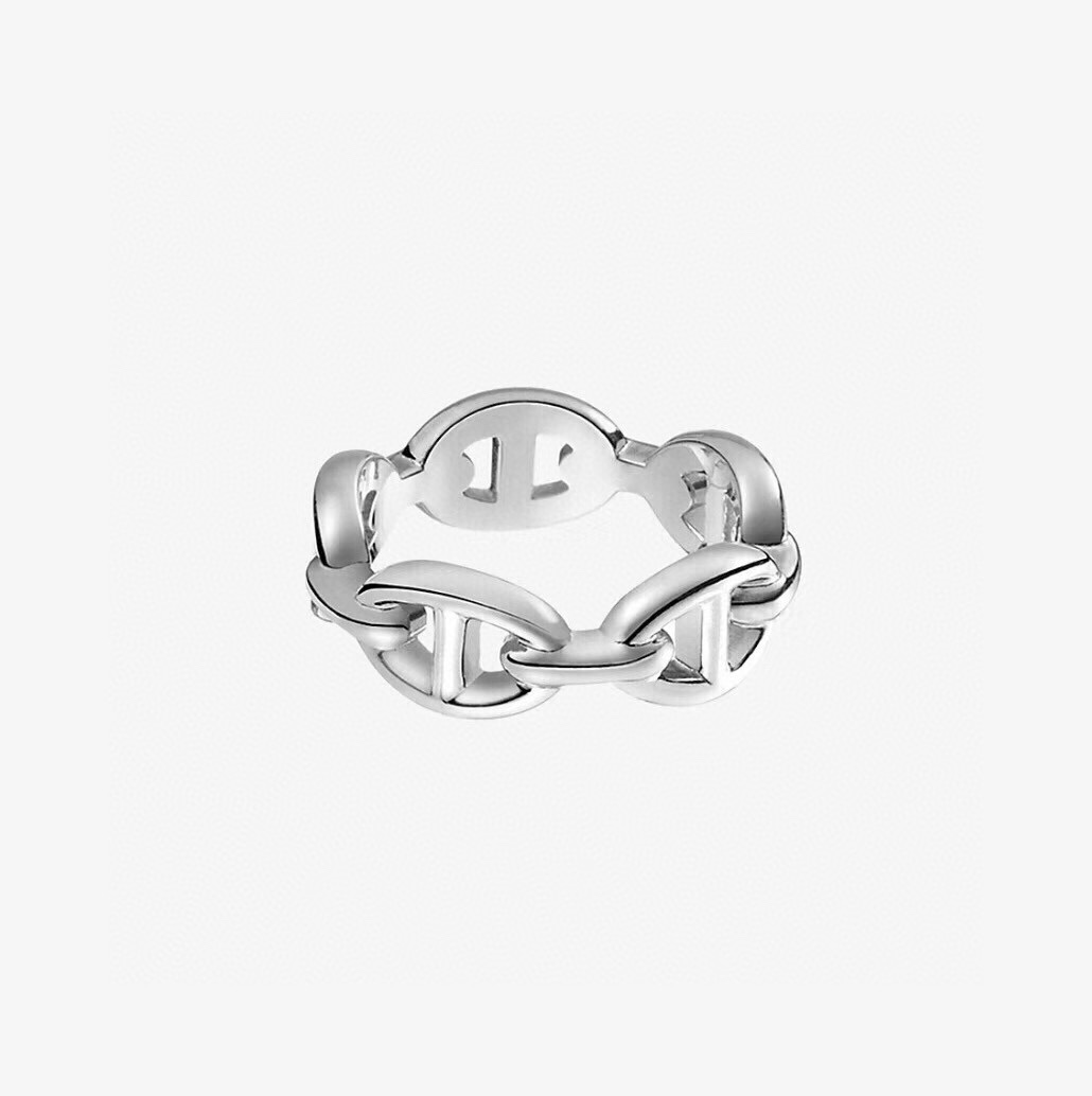 Hermes Chaine d’Ancre Enchainee  ring