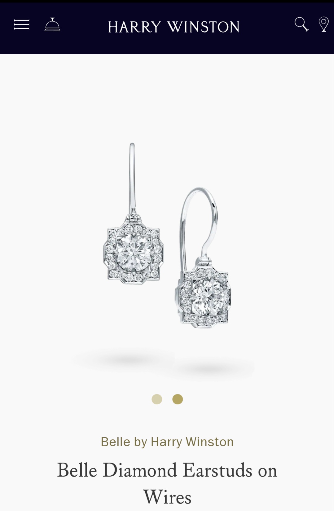 Harry Winston earrings