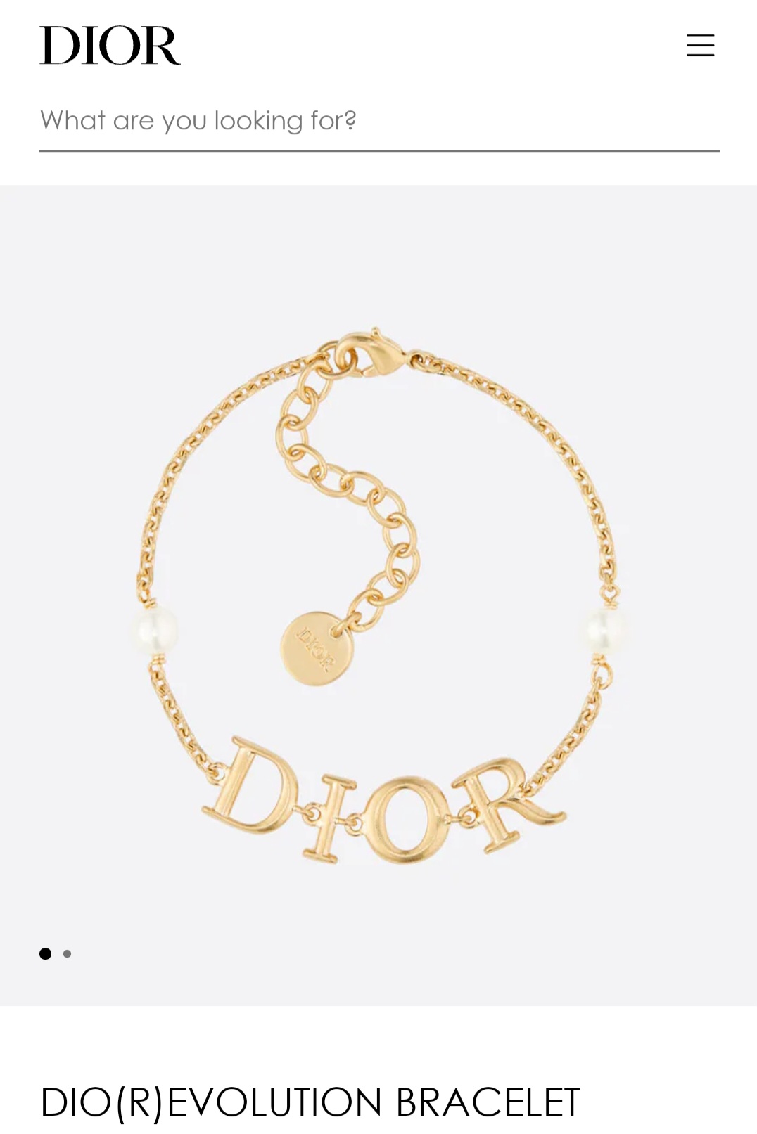 Dior bracelet