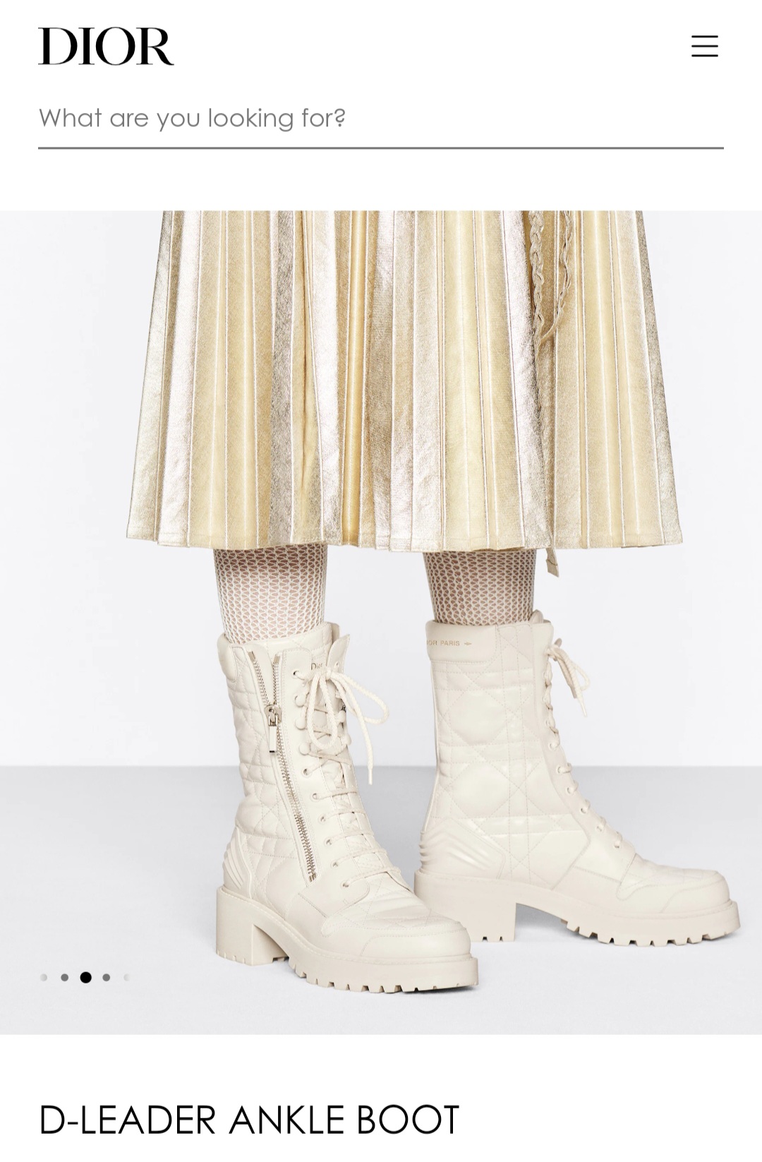 Dior D-LEADER ANKLE BOOT shoe