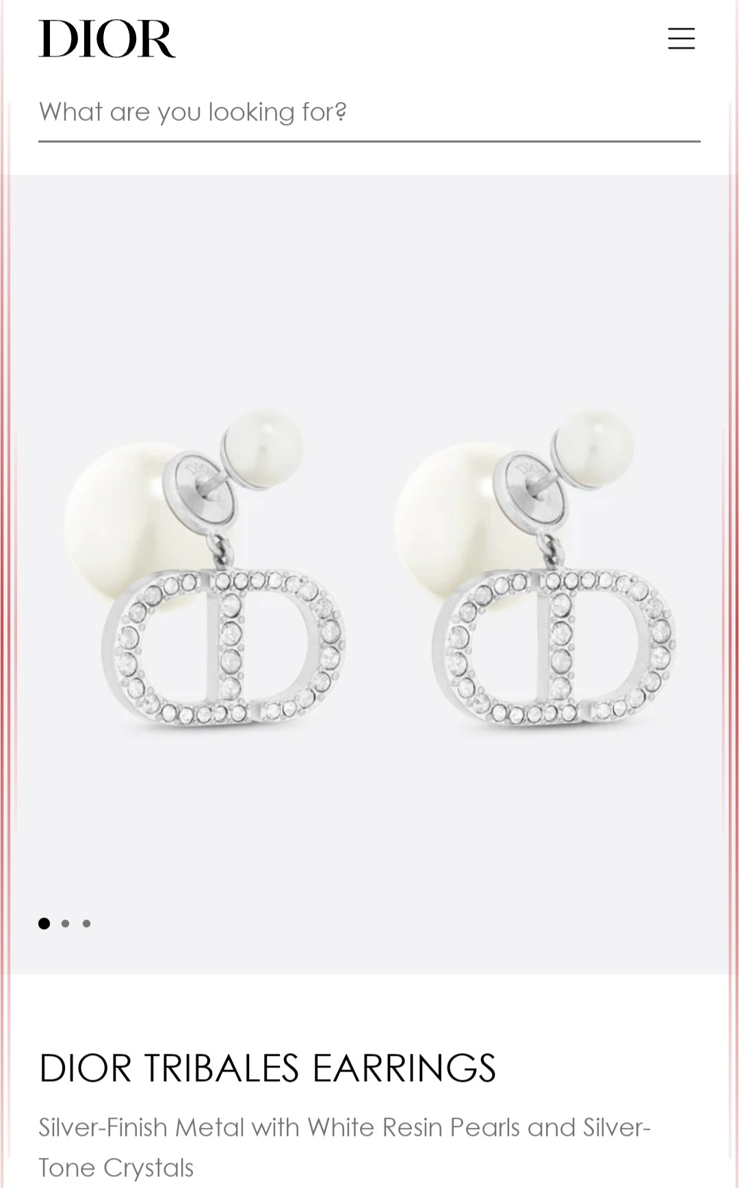 Dior  earrings